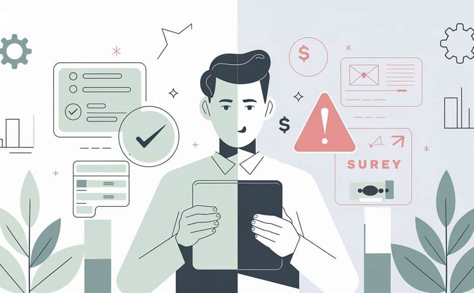 paid surveys versus scams