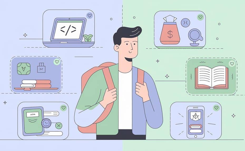 students earning money creatively