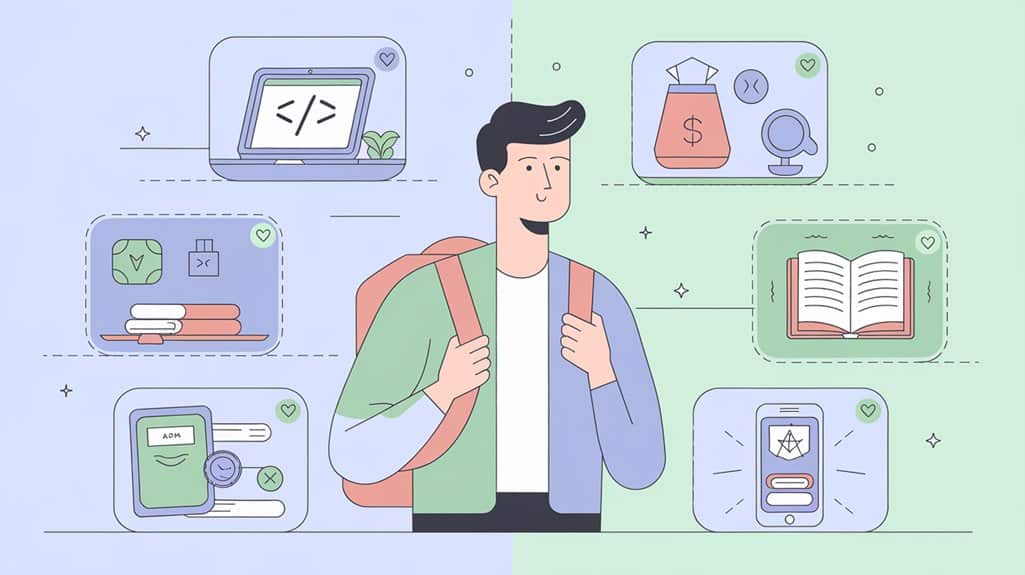 students earning money creatively